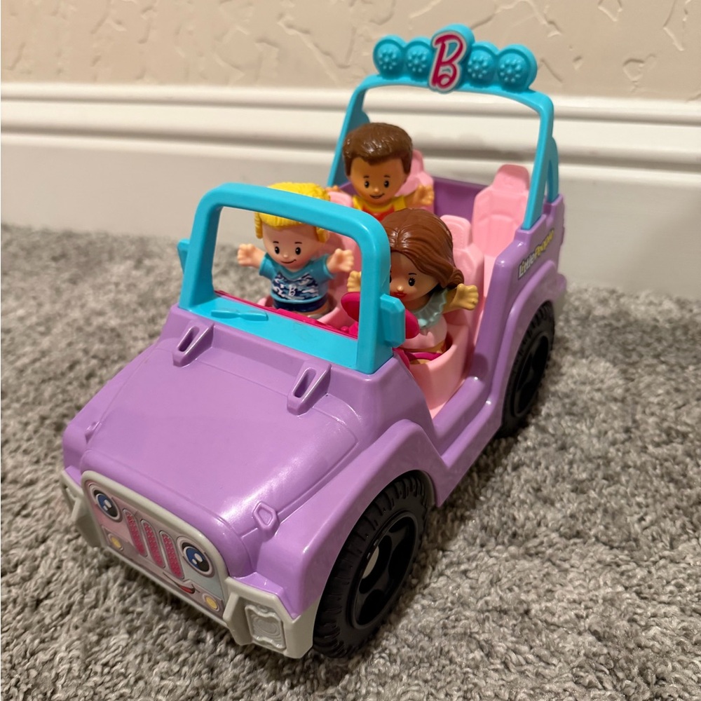 Little People Barbie Jeep with Figures